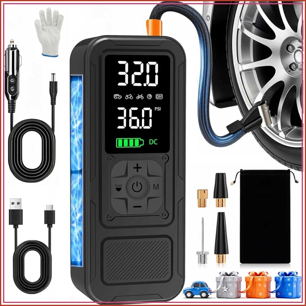 Air Compressor - Беспроводной компрессор для накачки шин 6000