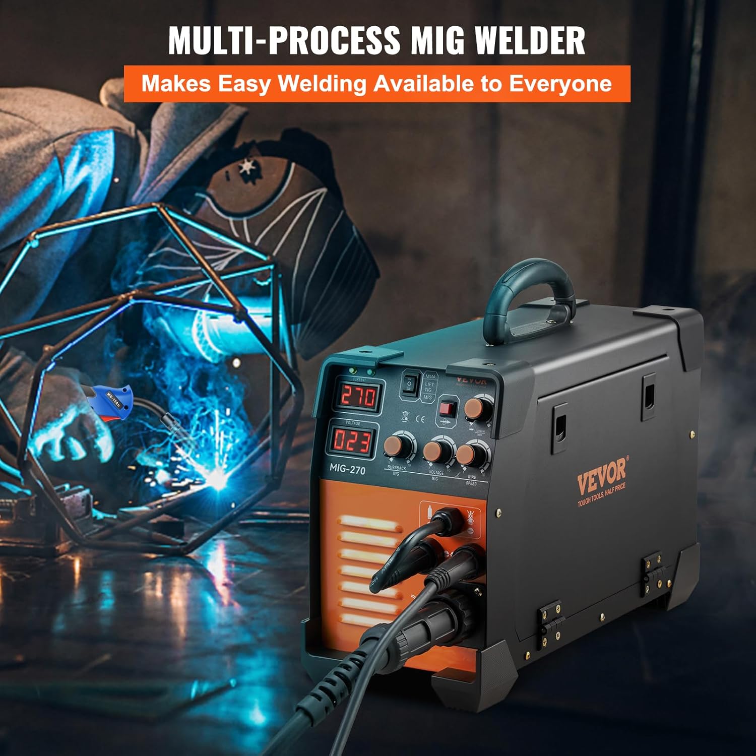 Сварочный аппарат VEVOR MIG, 3 – обзор и цена Tig Welder Machine